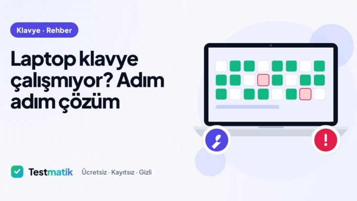 laptop klavye calismiyor
