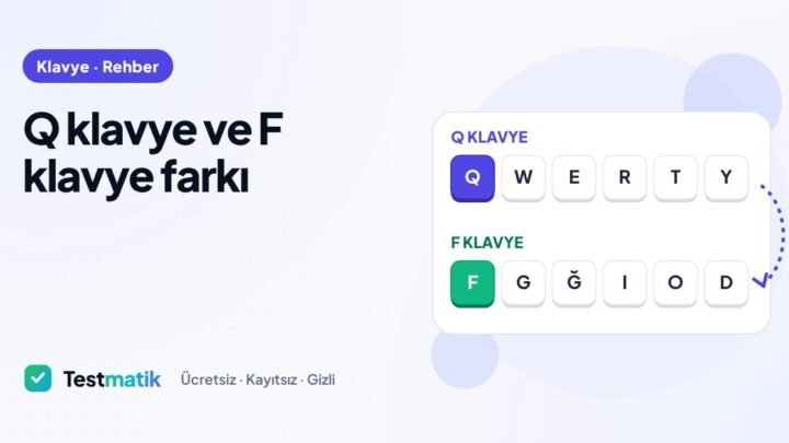 q klavye f klavye farki
